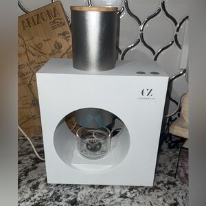 Cuzen Matcha Maker in White and Silver